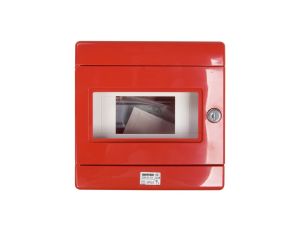 Szafka do wyłącznika p.poż. 1x8 moduły natynkowa czerwona 42 RV GW42202