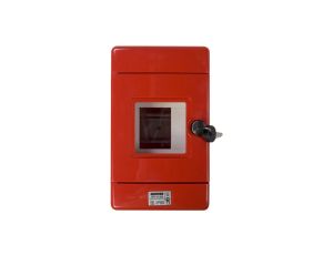 Szafka do wyłącznika p.poż. 1x4 moduły natynkowa czerwona 42 RV GW42206