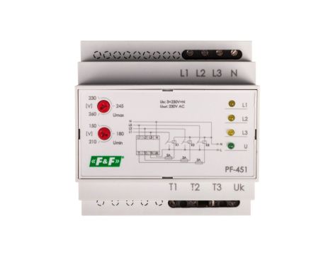 Automatyczny przełącznik faz do współpracy ze stycznikami PF-451