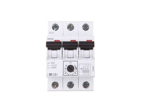 Wyłącznik silnikowy 3P 0,75kW 1,6-2,5A Z-MS-2,5/3 248408