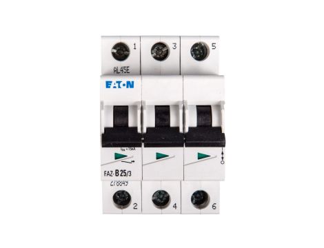 Wyłącznik nadprądowy 3P B 25A 15kA AC FAZ B25/3 278849
