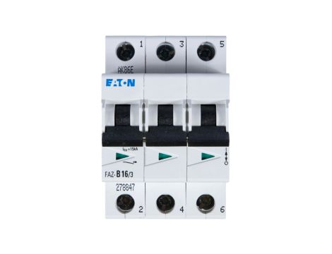 Wyłącznik nadprądowy 3P B 16A 15kA AC FAZ B16/3 278847