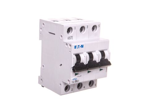 Wyłącznik nadprądowy 3P B 6A 15kA AC FAZ B6/3 278841