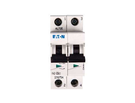 Wyłącznik nadprądowy 2P C 6A 15kA AC FAZ C6/2 278754