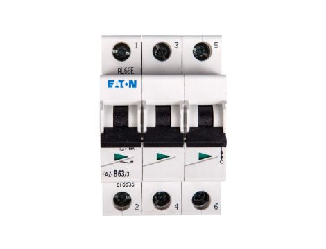Wyłącznik nadprądowy 3P B 63A 15kA AC FAZ B63/3 278853
