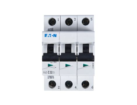 Wyłącznik nadprądowy 3P C 32A 15kA AC FAZ C32/3 278876