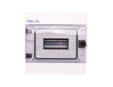 Rozdzielnica hermetyczna modułowa (500V AC ,1000V DC) 1x8 natynkowa IP65 RH-8 36.8