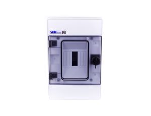 Rozdzielnica hermetyczna modułowa (500V AC ,1000V DC) 1x4 natynkowa IP65 RH-4 36.04