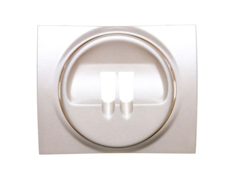 SISTENA LIFE Plakietka gniazda głośnikowego pojedynczego pearl 771500