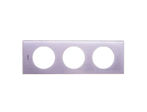 CELIANE Ramka potrójna stal niedz. Poziomy i pionowy 069103