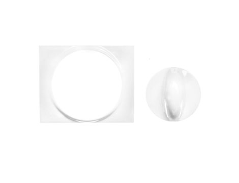 SISTENA LIFE Plakietka z pokrętłem arctic 777057