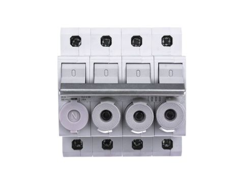 Rozłącznik bezpiecznikowy cylindryczny 4P 10x38mm L95400