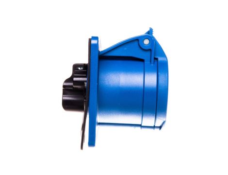 Gniazdo tablicowe 16A 3P 230V /75x75/ niebieskie IP44 TWIST 313-6f7