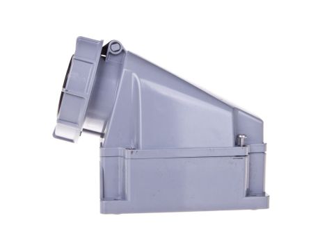 Gniazdo stałe 63A 5P 500V czarne IP67 /bez dławnicy/ POWER TWIST 135-7