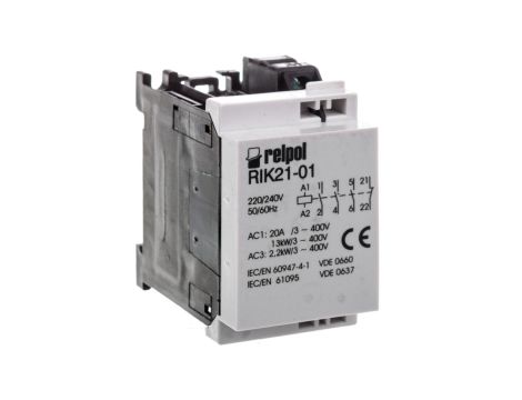 Stycznik mocy 3P 230V AC 1R RIK21-01-230 2608209