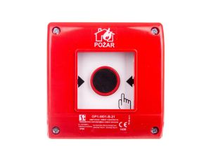 Przycisk ppoż. natynkowy 2Z 1R czerwony OP1-W01-B21