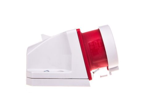 Wtyczka odbiornikowa z zatyczką 16A 5P 400V czerwona IP44 515-6t