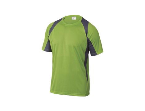 T-Shirt zielono-szary z poliestru (100) 160G szybkoschnący rozmiar XXL BALIVGXX