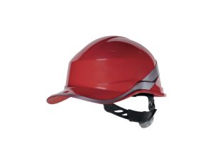 Hełm budowlany czerwony z ABS, rozmiar regulowany DIAM5ROFL