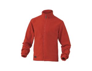 Bluza z polaru poliestru, 280G czerwona rozmiar XL VERNOROXG