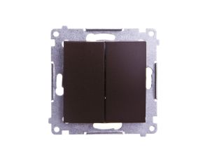 Simon 54 Łącznik świecznikowy brąz mat 16AX DW5A.01/46