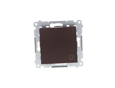 Simon 54 Przycisk /dzwonek/, szybkozłącza, brąz mat DD1.01/46