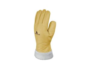 Rękawice ze skóry licowej bydlęcej ocieplane akrylem żółte rozmiar 11 FBF1511