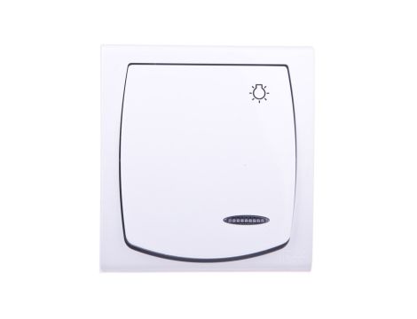 MADERA Przycisk hermetyczny /światło/ z podświetleniem IP44 biały ŁNH-5NS/00