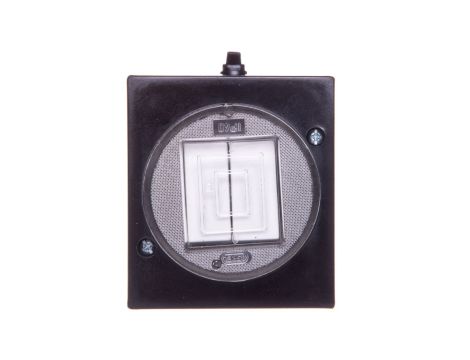 LAMBDA Łącznik hermetyczny świecznikowy IP44 czarny ŁNH-2LC/25