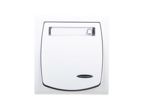 MADERA Przycisk hermetyczny /dzwonek/ z podświetleniem IP44biały ŁNH-6NS/00