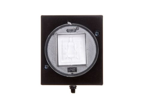 LAMBDA Przycisk hermetyczny /światło/ IP44 czarny ŁNH-5LC/25