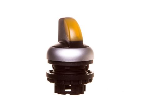 Napęd przełącznika 2 położeniowy żółty z podświetleniem bez samopowrotu M22-WLKV-Y 284396