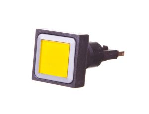 Napęd przycisku 25x25mm żółty bez samopowrotu z podświetleniem Q25LTR-GE/WB 086346