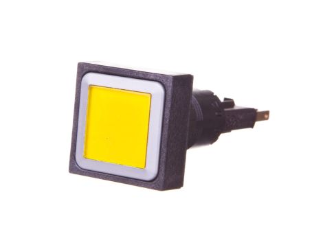 Napęd przycisku 25x25mm żółty bez samopowrotu z podświetleniem Q25LTR-GE/WB 086346