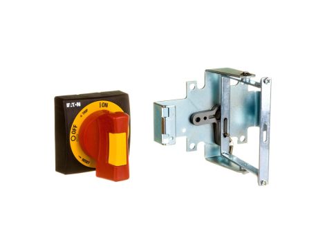 Napęd tylny 3P z blokadą czerwono-żółty NZM1-XRAVR 107249