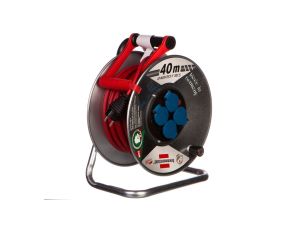 Przedłużacz bębnowy Garant S IP44 Super-Solid 40m 4x230V AT-N05V3V3-F 3G1,5 czerwony1199844