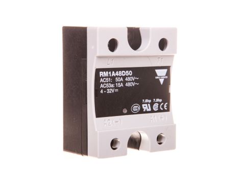 Przekaźnik półprzewodnikowy jednofazowy 42-530V AC 50A 4-32V DC RM1A48D50