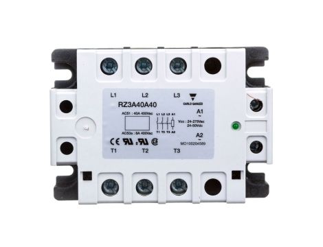 Przekaźnik półprzewodnikowy trójfazowe 24-440V AC 40A 24-275VAC/24-50VDC RZ3A40A40