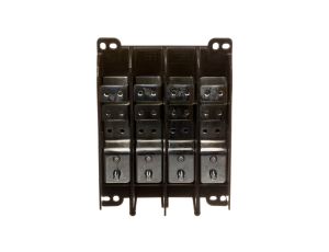 Blok rozdzielczy 4-biegunowy 250A 150mm2 / 1x70mm2 lub 1x50mm2, lub 1x35mm2, lub 2x35mm2 037400