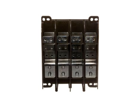 Blok rozdzielczy 4-biegunowy 250A 150mm2 / 1x70mm2 lub 1x50mm2, lub 1x35mm2, lub 2x35mm2 037400