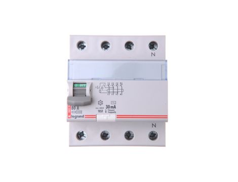 Wyłącznik różnicowoprądowy 4P 80A 0,03A typ AC P304 DX3 411705