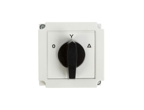 Łącznik krzywkowy gwiazda-trójkąt 3P 25A w obudowie 4G25-12-PK R114 63-840591-031