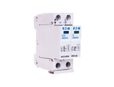 Ogranicznik przepięć Typ T3 2P 2,5kA 1kV SPDT3-335-1+NPE 170487