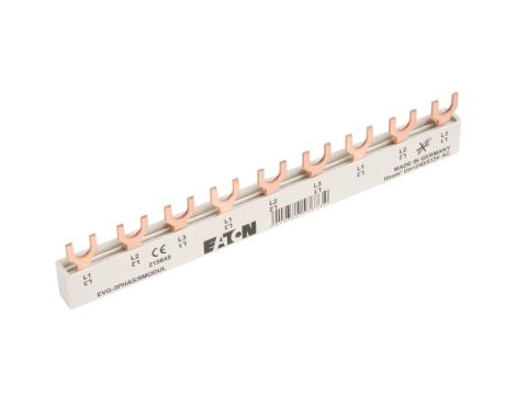 Szyna łączeniowa 3P 63A 10mm2 widełkowa (9 mod.) EVG-3PHAS/9MODUL 215645