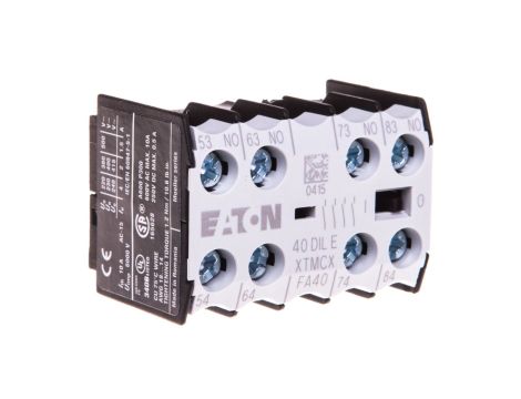 Styk pomocniczy 4Z montaż czołowy 40DILE 010304