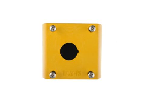 Obudowa kasety 1-otworowa 22mm żółta IP67 M22-IY1 216536