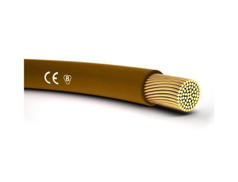 Przewód instalacyjny H05V-K (LgY) 1 brązowy /100m/