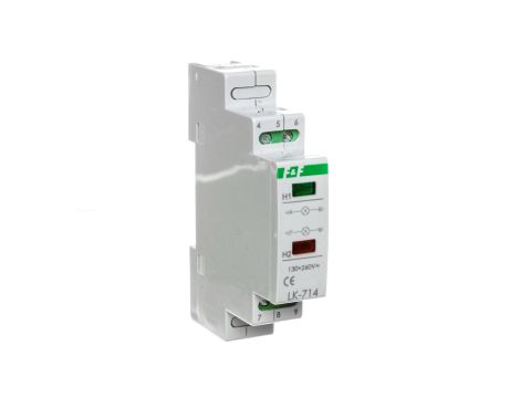 Lampka modułowa 1-fazowa czerwona/zielona 130-260V AC/DC LK-714