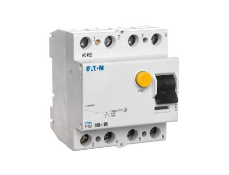 Wyłącznik różnicowoprądowy 4P 100A 0,5A typ AC PFIM-100/4/05 102826