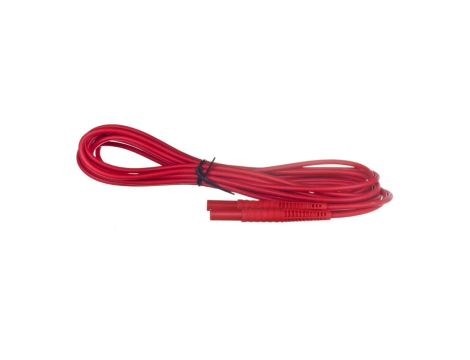 Przewód pomiarowy 5m czerwony /wtyki bananowe/ WAPRZ005REBB